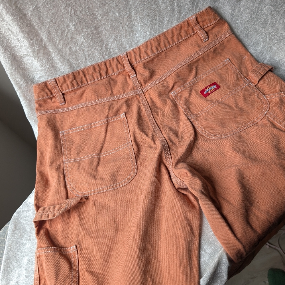 Vtg Pastel Peach Dickies Carpenter Pants 13/31